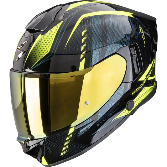 Casco Scorpion Exo-530 Air Theras Black / Neon Yellow