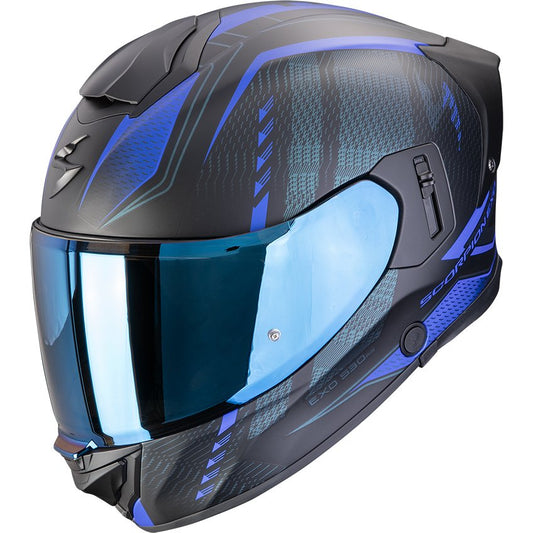 Casco Scorpion Exo-530 Air Theras Matt Black / Blue