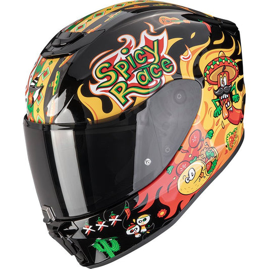 Casco Scorpion Exo-JNR Air Yucatan Black / Yellow / Red