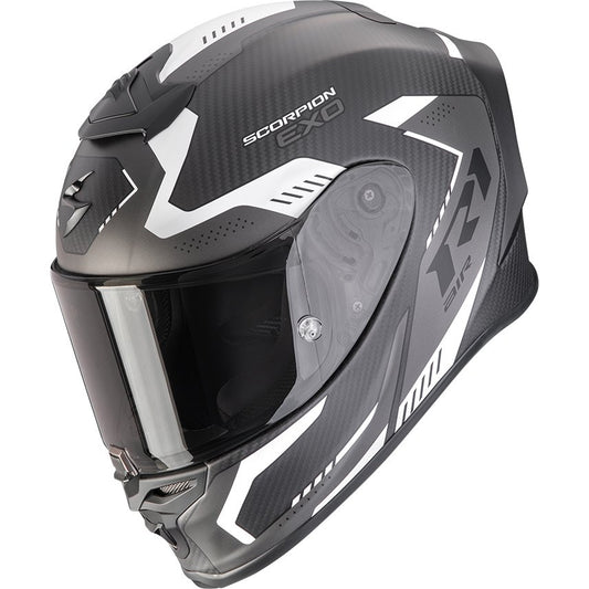 Casco Scorpion Exo-R1 Evo Carbon Air Propel Matt Black / Silver