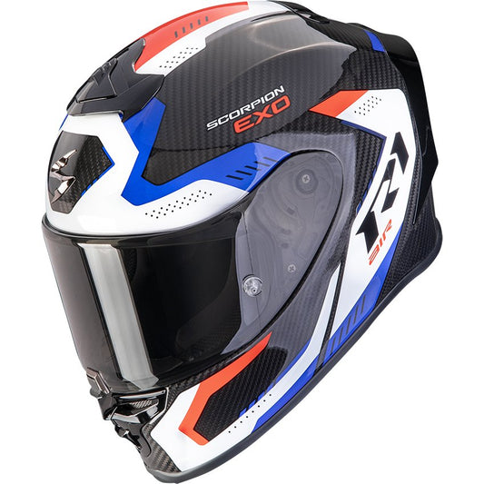 Casco Scorpion Exo-R1 Evo Carbon Air Propel Black / White / Red