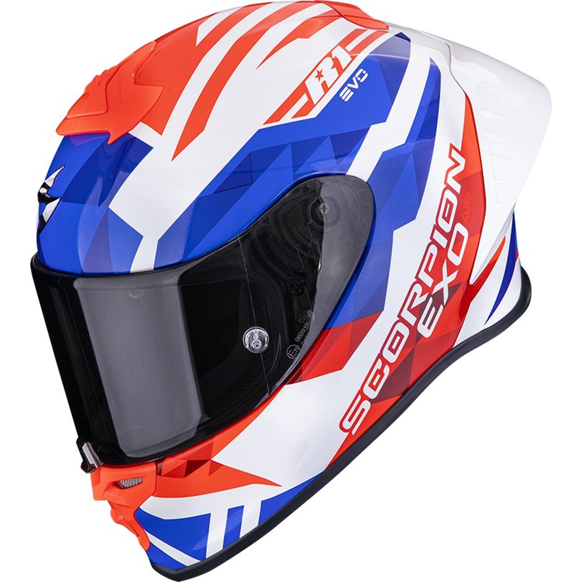 Casco SCORPION Exo-R1 Evo II Air Valere White / Red / Blue