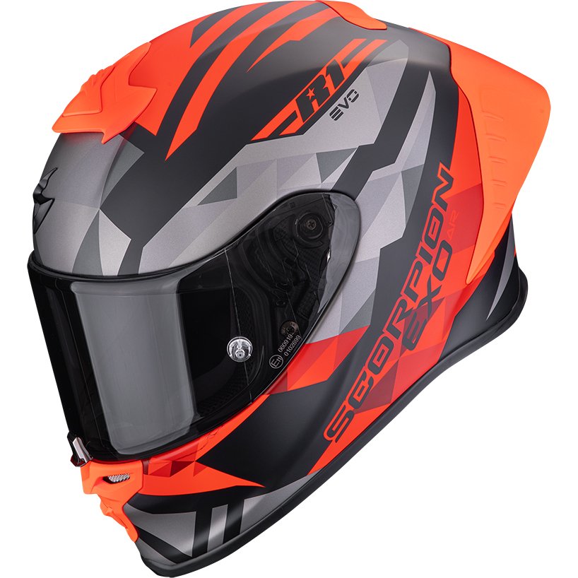 Casco Scorpion Exo-R1 Evo II Air Valere Matt Black / Red