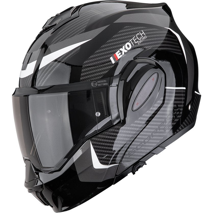 Casco Scorpion Exo-Tech Evo Pro Acuti Black / Silver