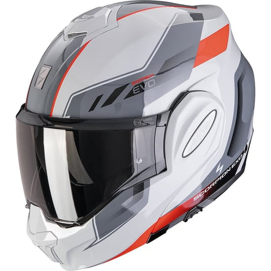 Casco Scorpion Exo-Tech Evo Socius Grey / Red