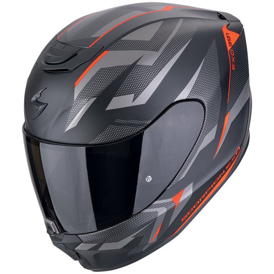 Casco Scorpion Exo-391 Aaxo Matt Black / Red