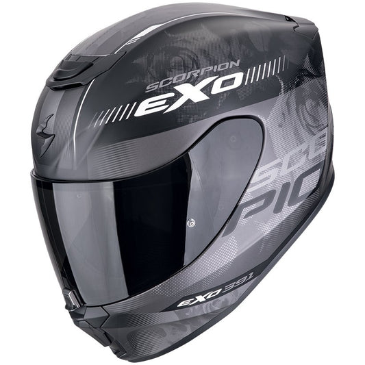 Casco Scorpion Exo-391 Ava Matt Black / Silver