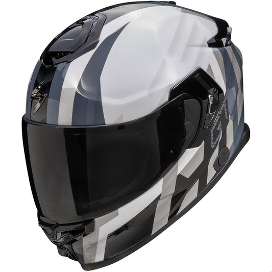 Casco Scorpion Exo-GT SP Air Touradven Pearl White / Silver