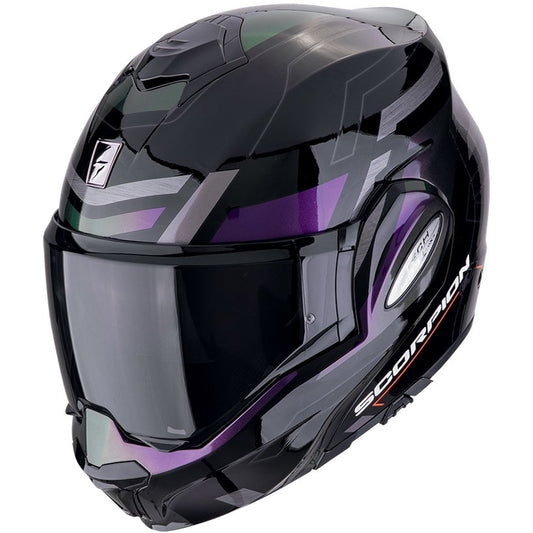 Casco Scorpion Exo-Tech Evo Conquer Black / Chameleon