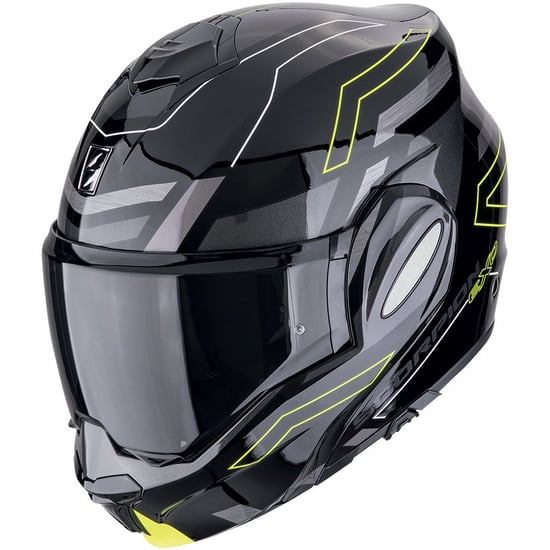 Casco Scorpion Exo-Tech Evo Conquer Black / Neon Yellow