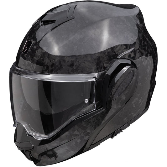 Casco Scorpion Exo-Tech Evo Carbon Onyx Solid Black