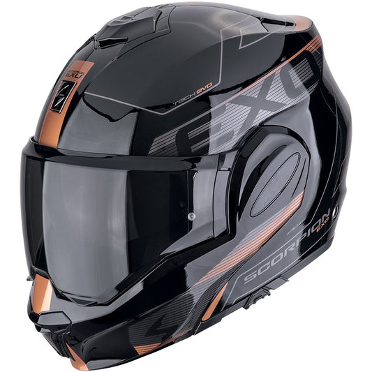 Casco Scorpion Exo-Tech Evo Traveller Black / Copper