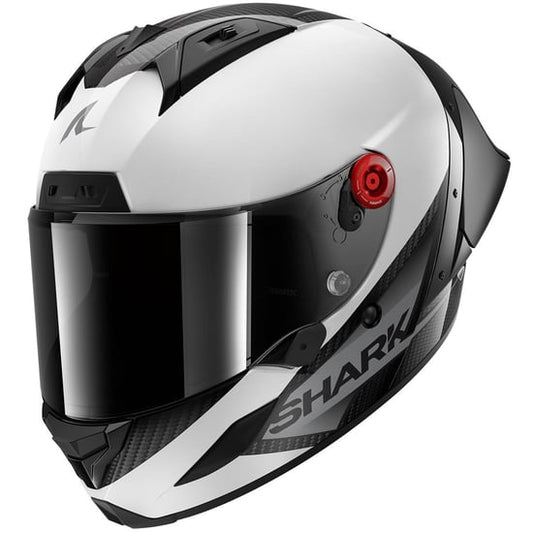 Casco Shark Aeron GP Blank SP Carbon / White / Anthracite