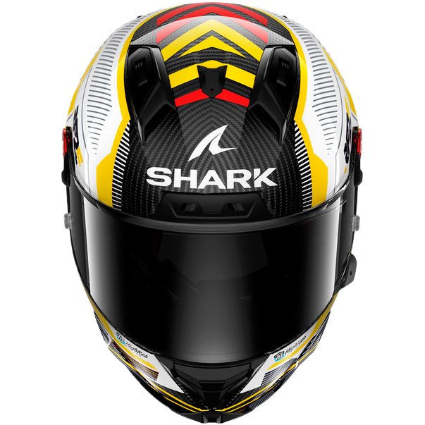 Casco Shark Aeron GP Replica Fernandez Carbon / White / Yellow