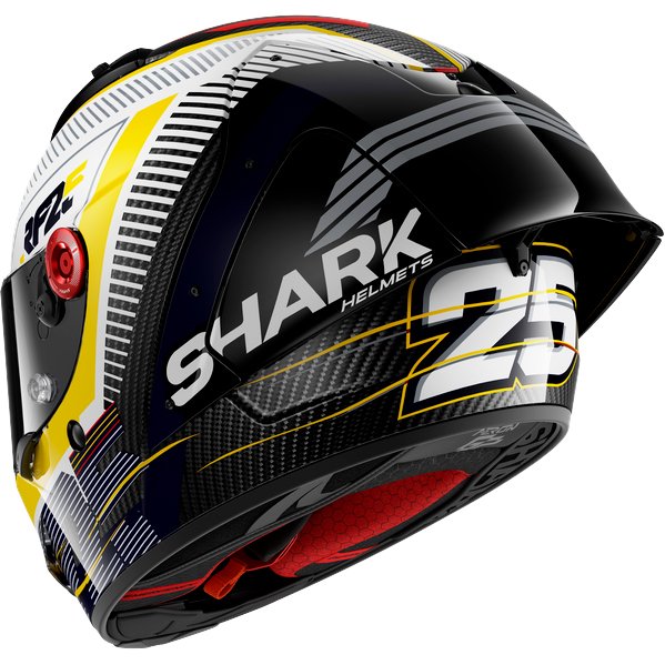 Casco Shark Aeron GP Replica Fernandez Carbon / White / Yellow