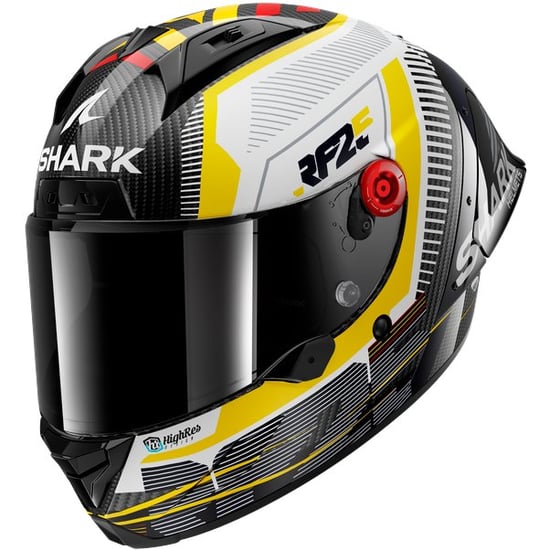 Casco Shark Aeron GP Replica Fernandez Carbon / White / Yellow