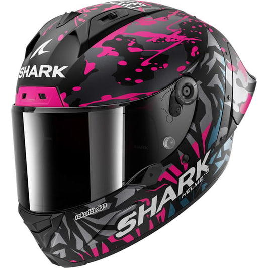 Casco Shark Aeron GP FIM Replica Redding Black / Violet / Blue