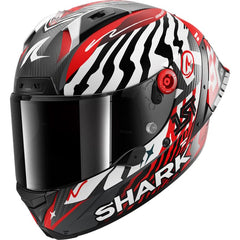 Casco Shark Aeron GP FIM Speed-Fancy Carbon / White / Red