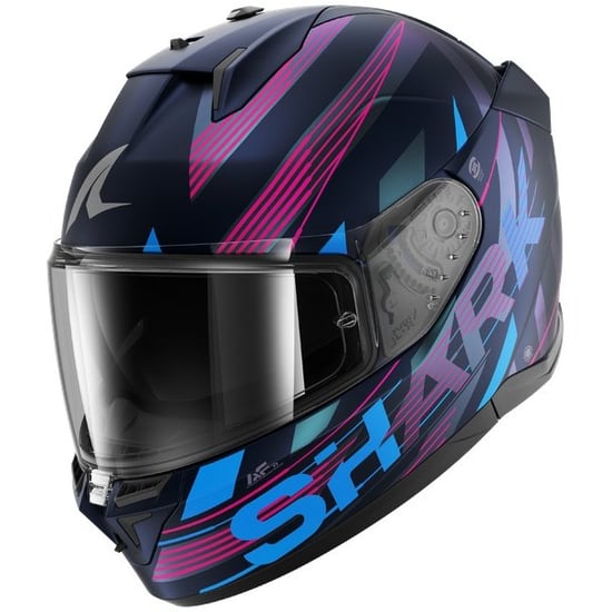 Casco Shark D-Skwal 3 Dashed Mat Blue / Purple / Blue