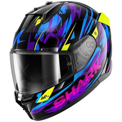 Casco Shark D-Skwal 3 InkRider Black / Blue / Purple