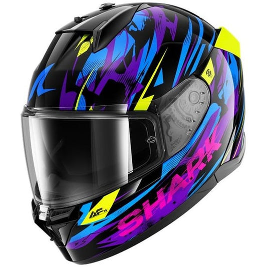 Casco Shark D-Skwal 3 InkRider Black / Blue / Purple