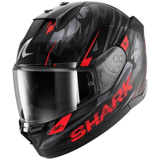 Casco Shark D-Skwal 3 InkRider Mat Black / Anthracite / Red