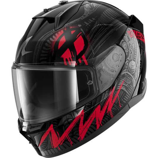 Casco Shark D-Skwal 3 Shiever Black / Anthracite / Red