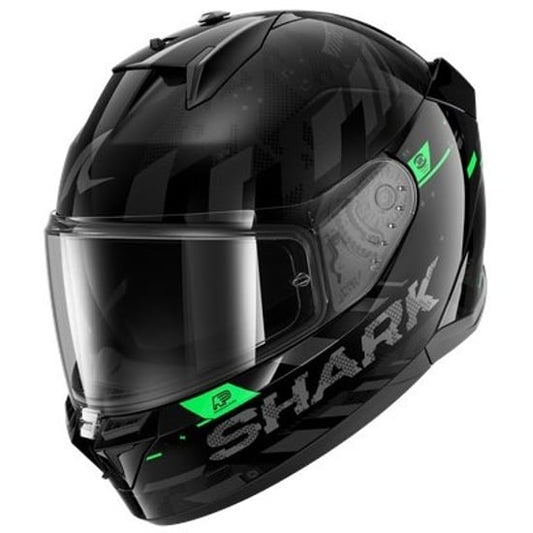 Casco Shark D-Skwal 3 Skilful Black / Anthracite / Green