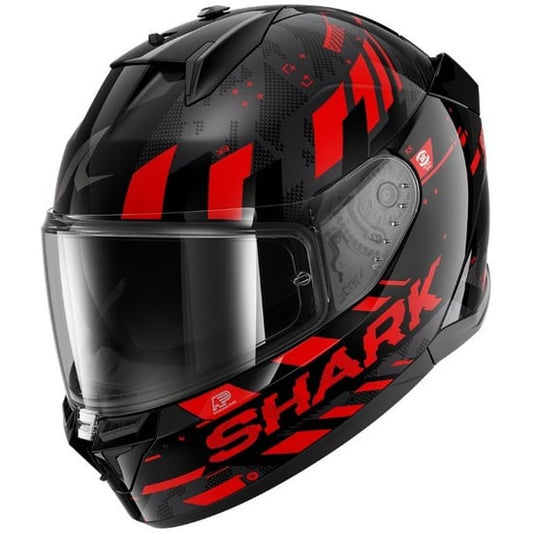 Casco Shark D-Skwal 3 Skilful Black / Red / Red