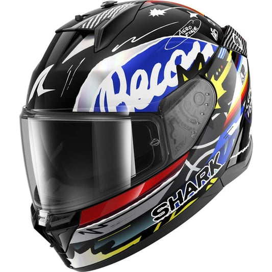 Casco Shark D-Skwal 3 Streetrush Black / Blue / Chrom