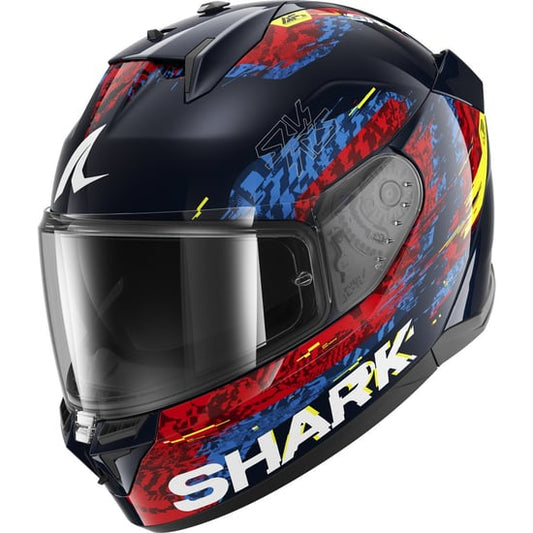 Casco Shark D-Skwal 3 Speed-Vib Blue / Red