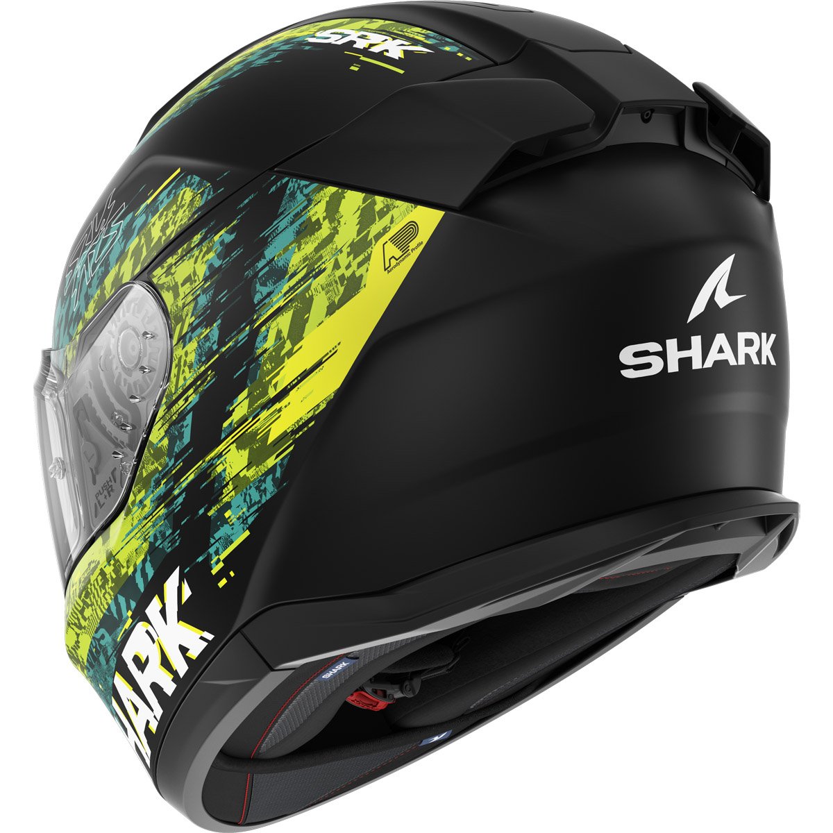 Casco Shark D-Skwal 3 Speed-Vib Black / Green / Blue