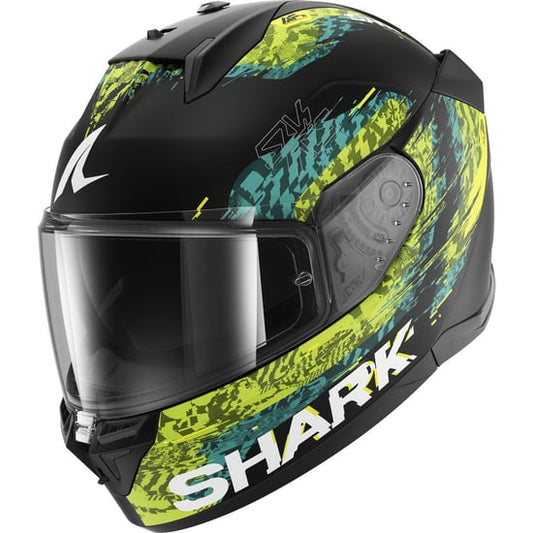 Casco Shark D-Skwal 3 Speed-Vib Black / Green / Blue
