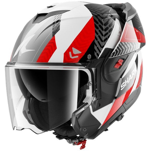 Casco Shark Oxo Ready White / Anthracite / Red