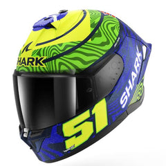 Casco Shark Skwal Cup Replica Granado Mat Blue / Green / Yellow