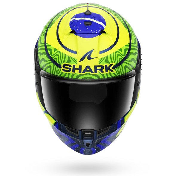 Casco Shark Skwal Cup Replica Granado Mat Blue / Green / Yellow