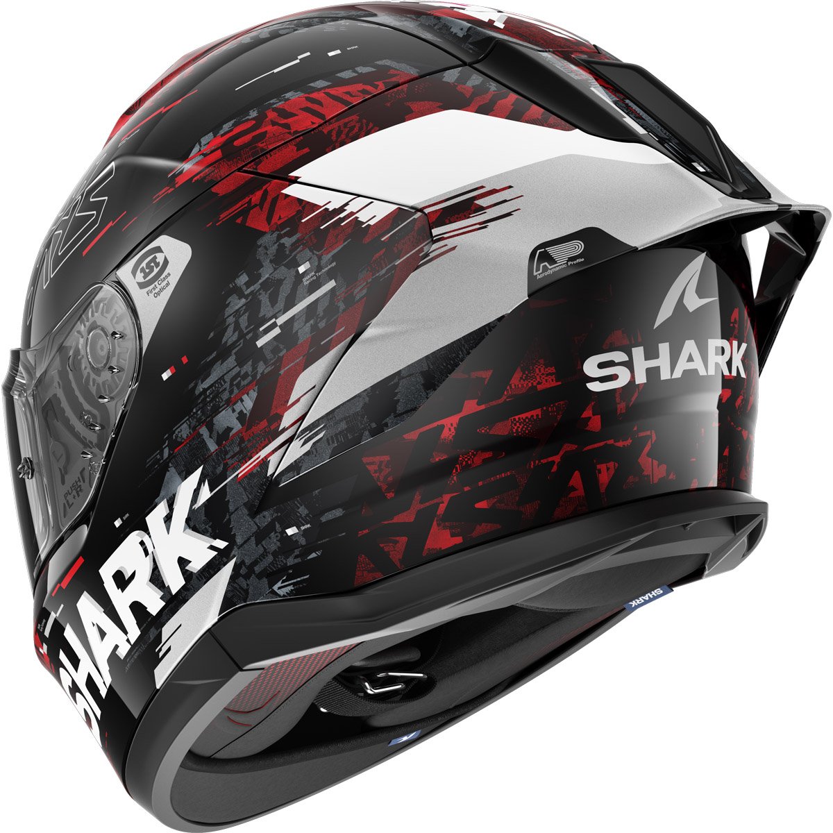 Casco Shark Skwal Cup Speed-Vib Black / Red / Silver