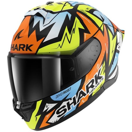 Casco Shark Skwal Cup Replica Uriarte Mat Black / Blue / Yellow