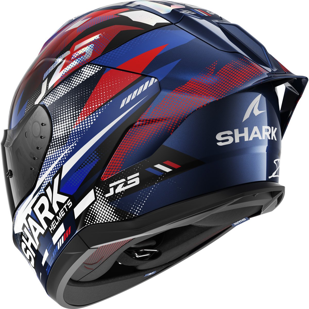 Casco Shark Skwal Cup Replica Zarco Blue / Chrom / Red