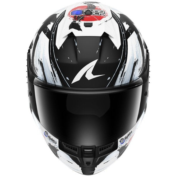 Casco Shark Skwal Cup Replica Zarco Suzuka Mat Black / White / Black