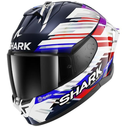 Casco Shark Skwal Cup Replica Zarco GP France 2026 Blue / Chrome / Red