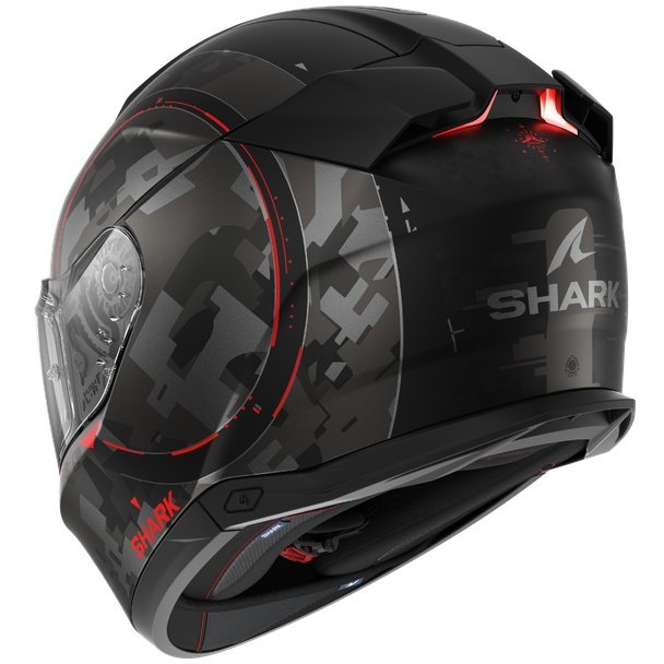 Casco Shark Skwal i3 Gang Mat Black / Anthracite / Red