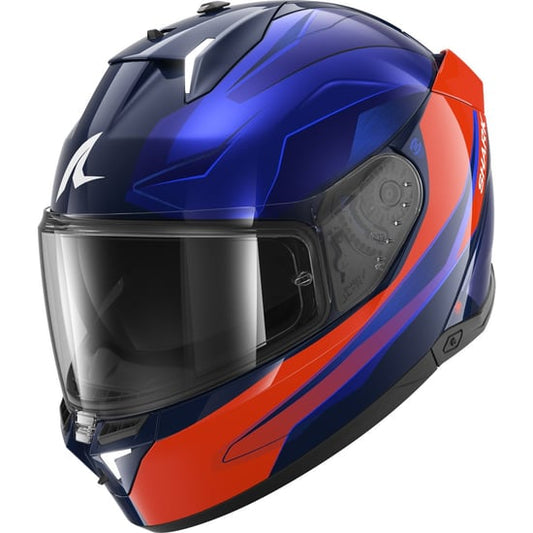 Casco Shark Skwal i3 Mekarium Blue / Orange