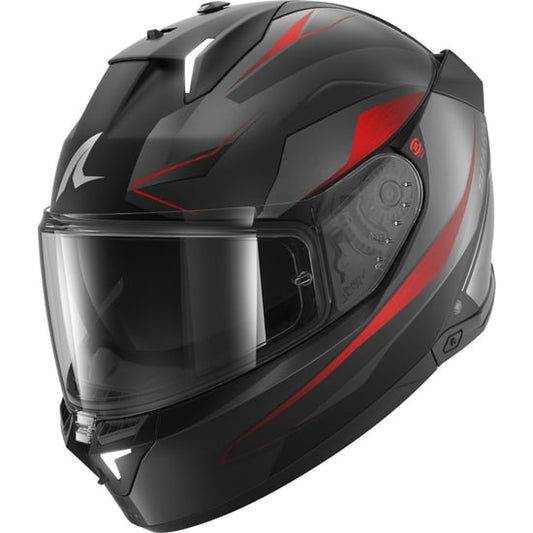 Casco Shark Skwal i3 Mekarium Black / Anthracite / Red