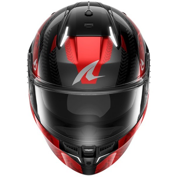 Casco Shark Skwal i3 Ready Black / Chrom / Red