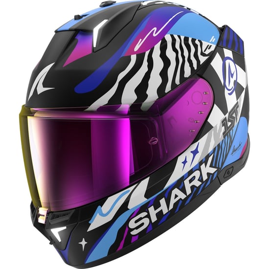 Casco Shark Skwal i3 Speed-Fancy Black / White / Blue