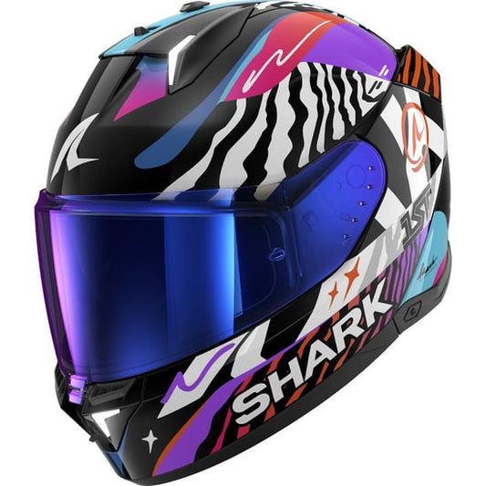 Casco Shark Skwal i3 Speed-Fancy Black / White / Orange