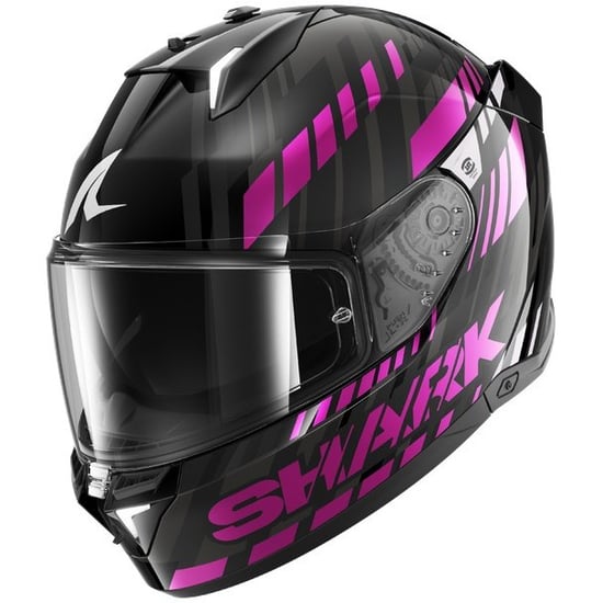 Casco Shark Skwal i3 VibeTrack Black / Chrom / Purple