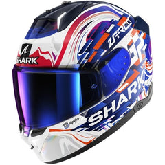 Casco Shark Skwal i3 Replica Zarco White / Violet / Blue