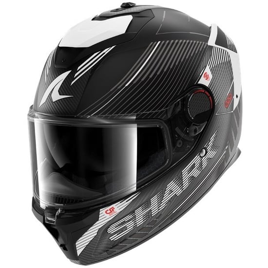 Casco Shark Spartan GT Pro Axium Mat Carbon / Anthracite / White